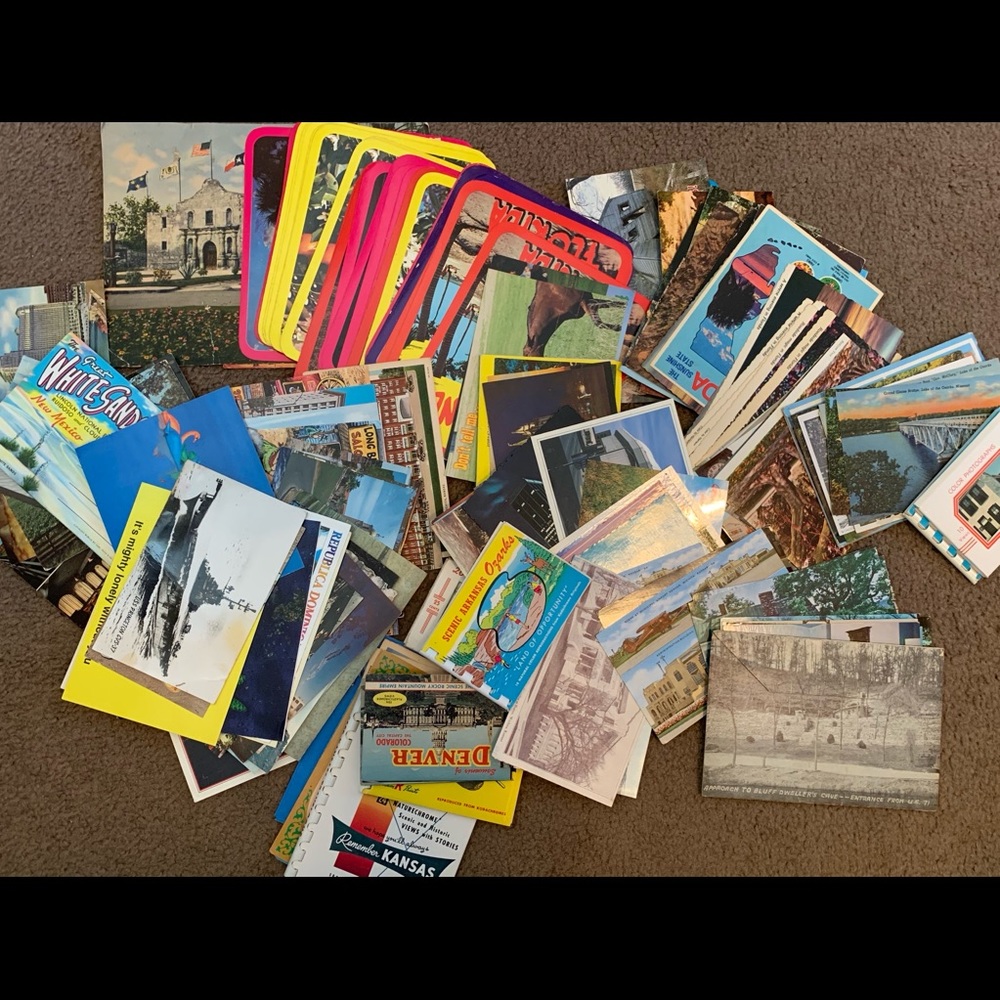 Lot of vintage postcards